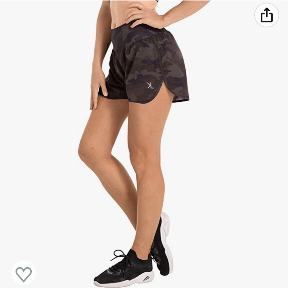 Women’s Camo Running Shorts XXL